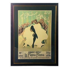 Lucien Henri Weil " WEILUC" Le Frou Frou French Vintage Poster, Wall Art