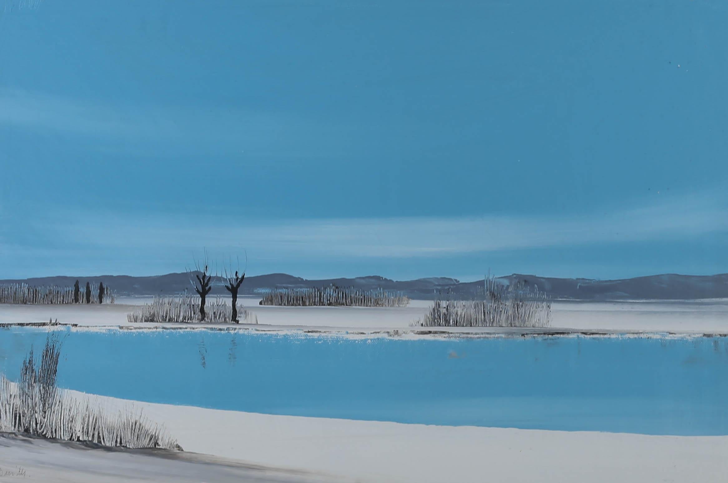 Lucien Illienco - 1975 Oil, The Season Of Winter For Sale 2
