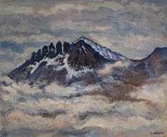 Vintage Toothed mountains