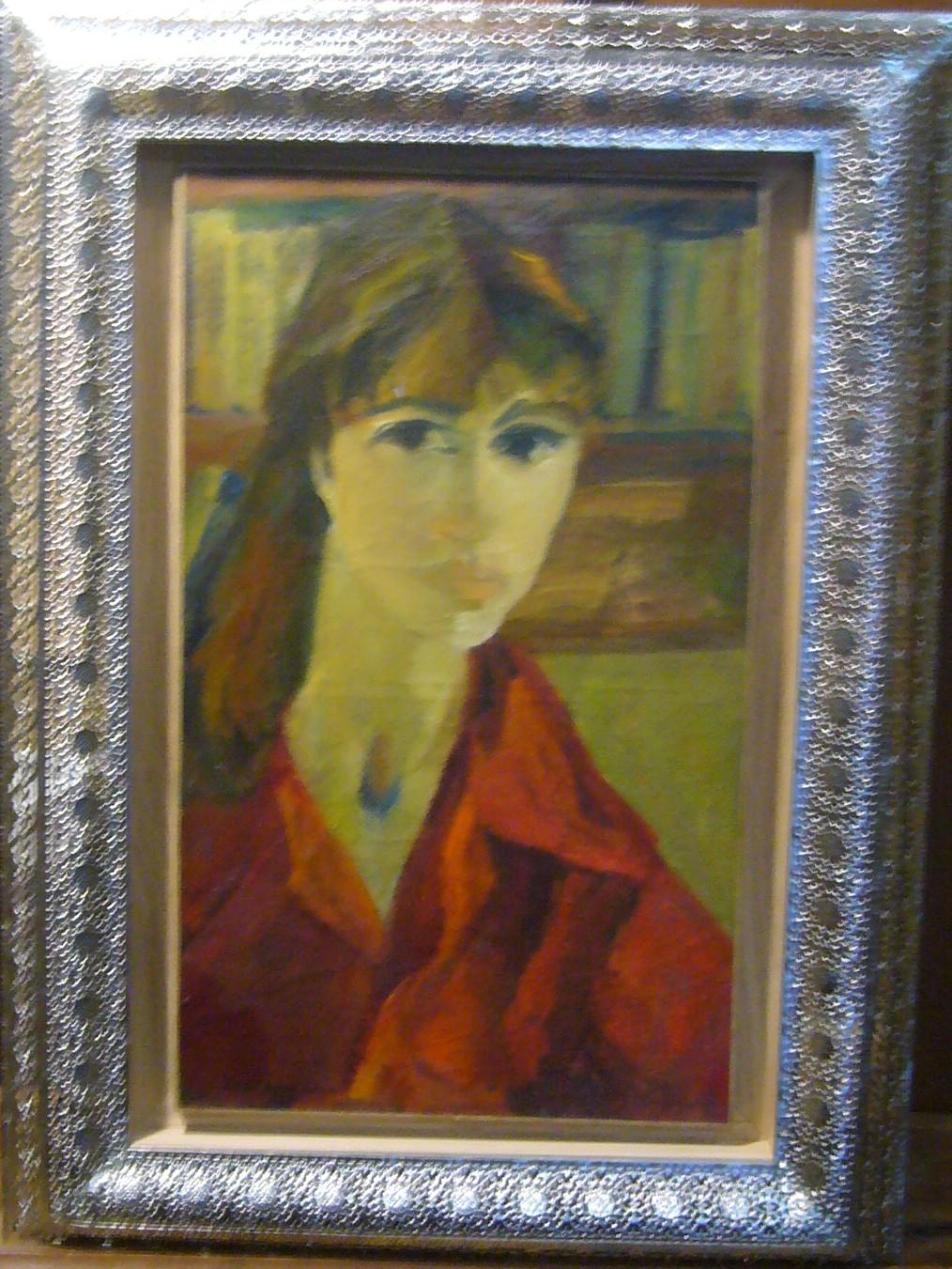 Portarit di un'opera di Lucien Fontanarosa. Olio su tela. Fontanarosa nacque a Parigi nel 1912 e morì a Parigi nel 1975. Fu un pittore importante che prediligeva composizioni con figure, nature morte, fiori e ritratti. Ha vinto molti premi in