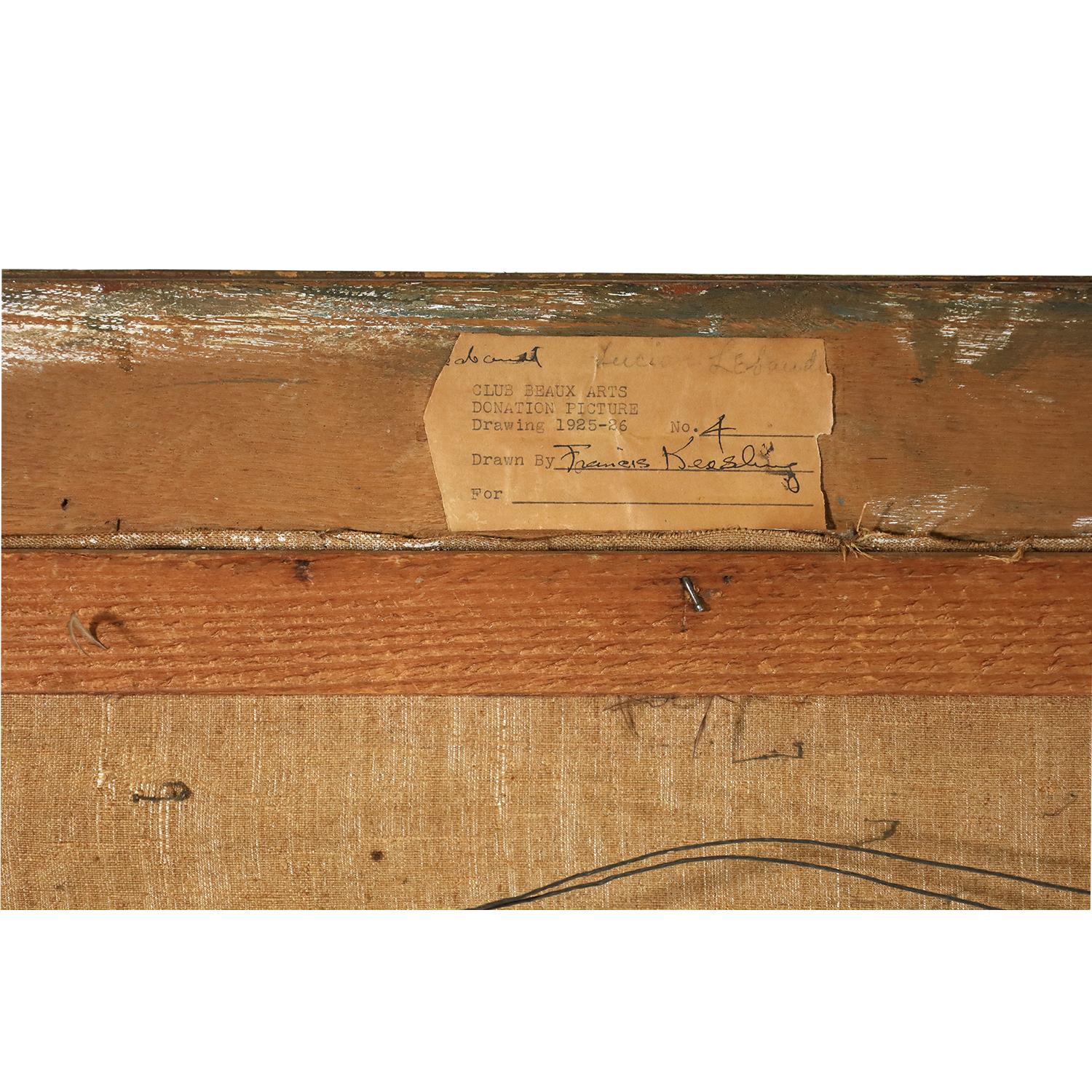 Ein frühes Gemälde des einflussreichen modernen Künstlers der San Francisco Bay Area, Lucien Labaudt.
Werke von Labaudt sind nicht oft auf dem freien Markt zu finden, und dieses Werk befindet sich in einem guten, originalen Zustand.

Lucien Labaudt