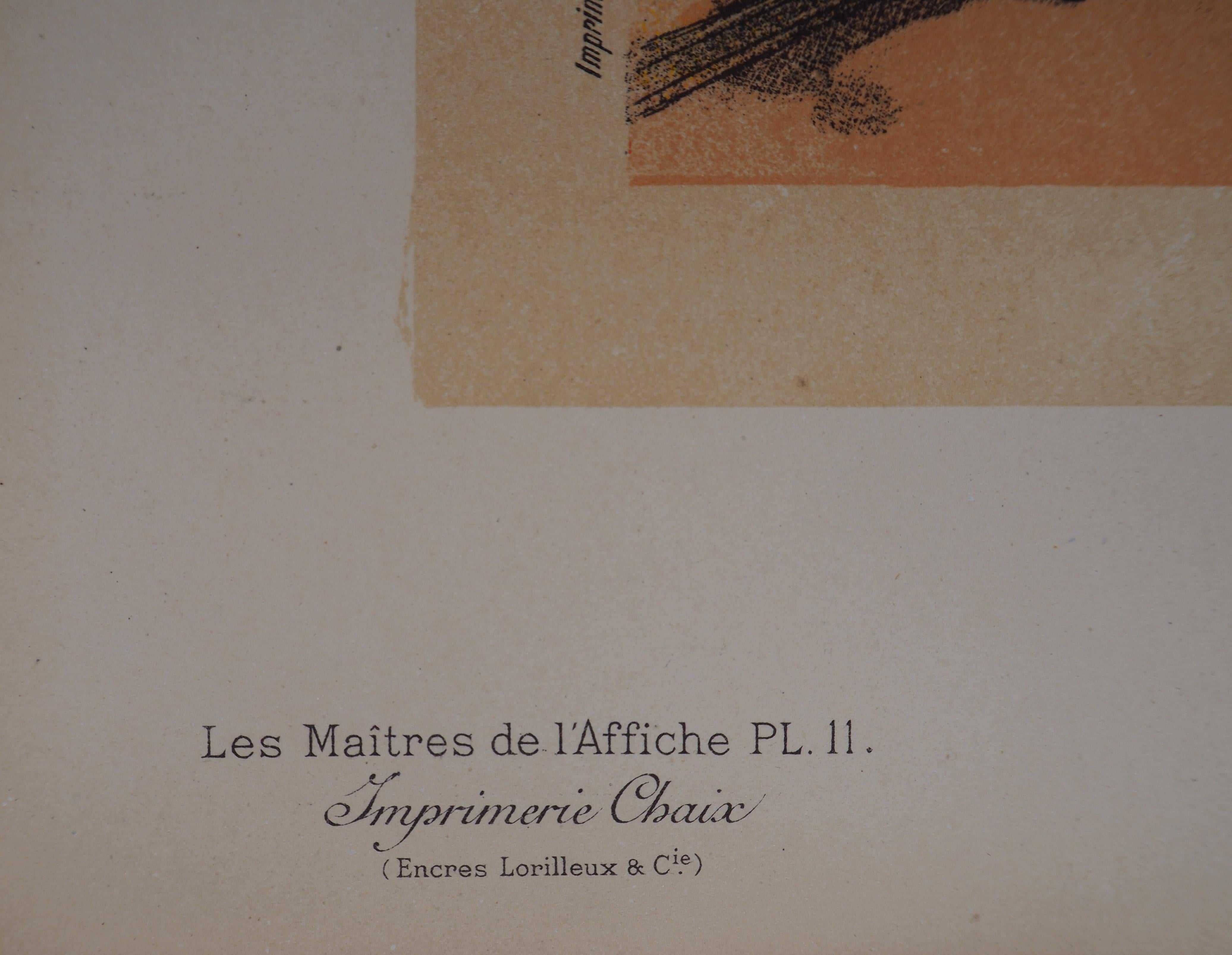 Cacao lacté (Milky cocoa) - Lithograph (Les Maîtres de l'Affiche), 1895 For Sale 2