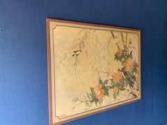 Paravento a due pannelli dipinto a mano Lucien Leinfelder