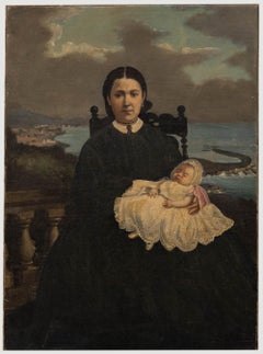 Attrib. Lucien Lévy-Dhurme (1865-1953) - Late 19th Century Oil, Christening