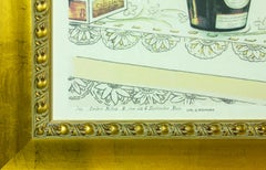 "Bénédictine" manifesto pubblicitario originale del 1898 di Lucian Lopes Silva