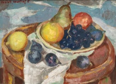 Still Life with Figs and Grapes