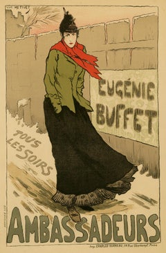 Ambassadeurs, Eugenie Buffet -   Una imagen icónica de la Belle Epoque del siglo XIX.