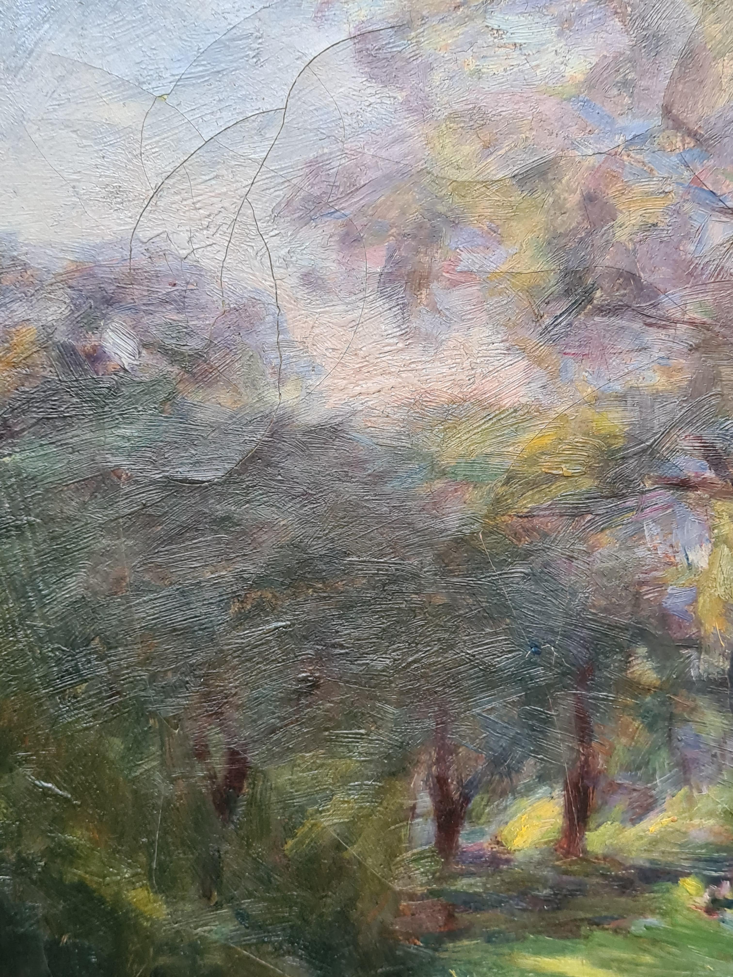 Impressionista francese, Una radura nel bosco, Cerchio stretto Pierre-Auguste Renoir in vendita 1