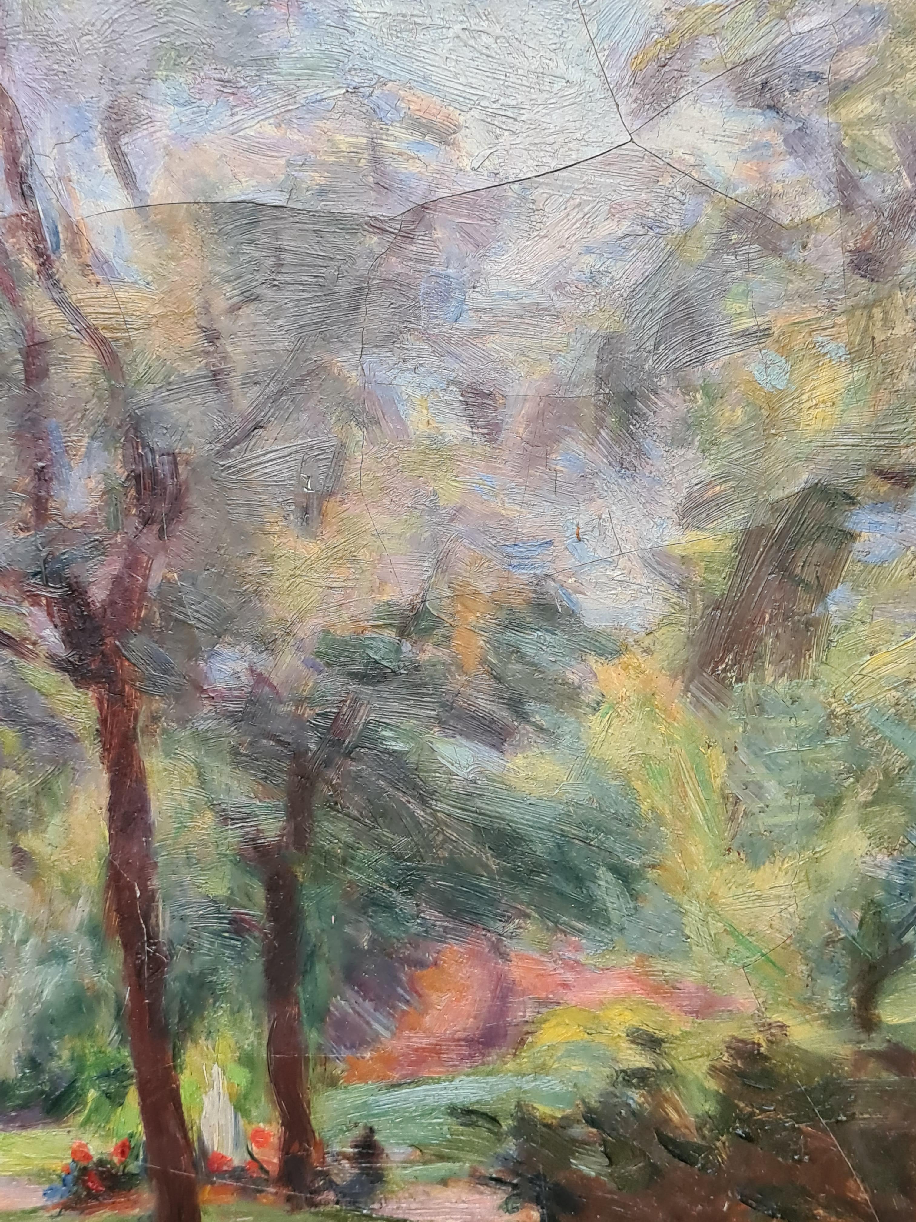Impressionista francese, Una radura nel bosco, Cerchio stretto Pierre-Auguste Renoir in vendita 2