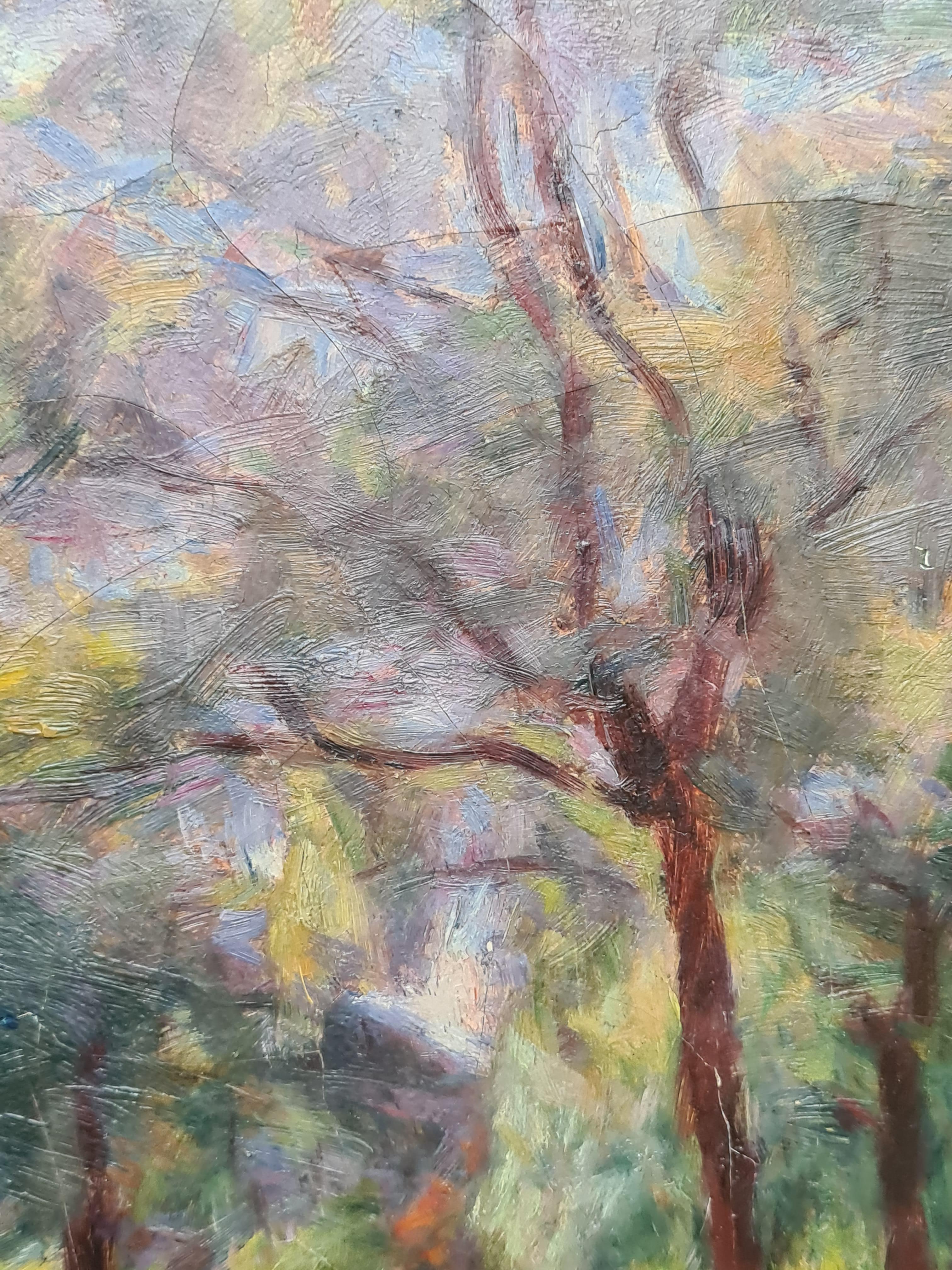 Impressionista francese, Una radura nel bosco, Cerchio stretto Pierre-Auguste Renoir in vendita 4