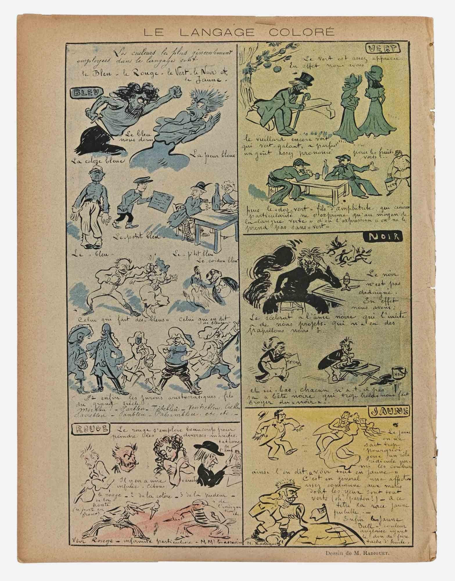 Le Rire - Vintage Comic Magazine  - Print by Lucien Métivet 