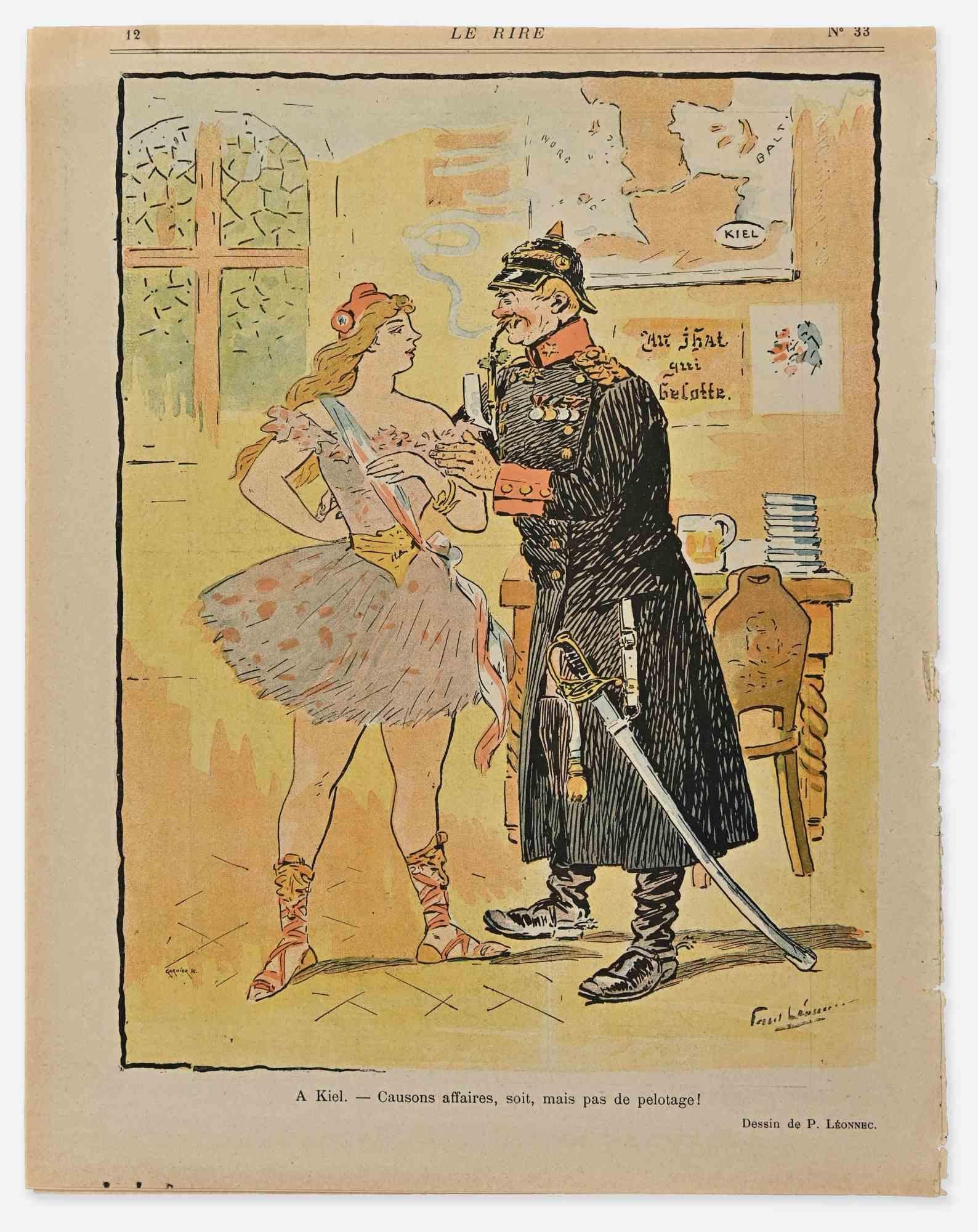 Le Rire - Vintage Comic Magazine - Print de Lucien Métivet 