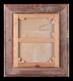 'La Cote Pres de St.Tropez'  The Coast Near St. Tropez. A pointillist painting