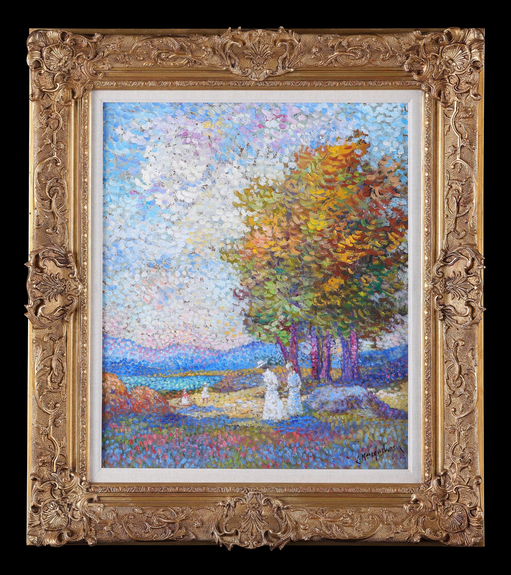 LUCIEN NEUQUELMAN

An exquisite pointillist oil painting. Signed and titled on the reverse.
The frame has the gallery exhibition label on it.

Painting Size: 22 x 18