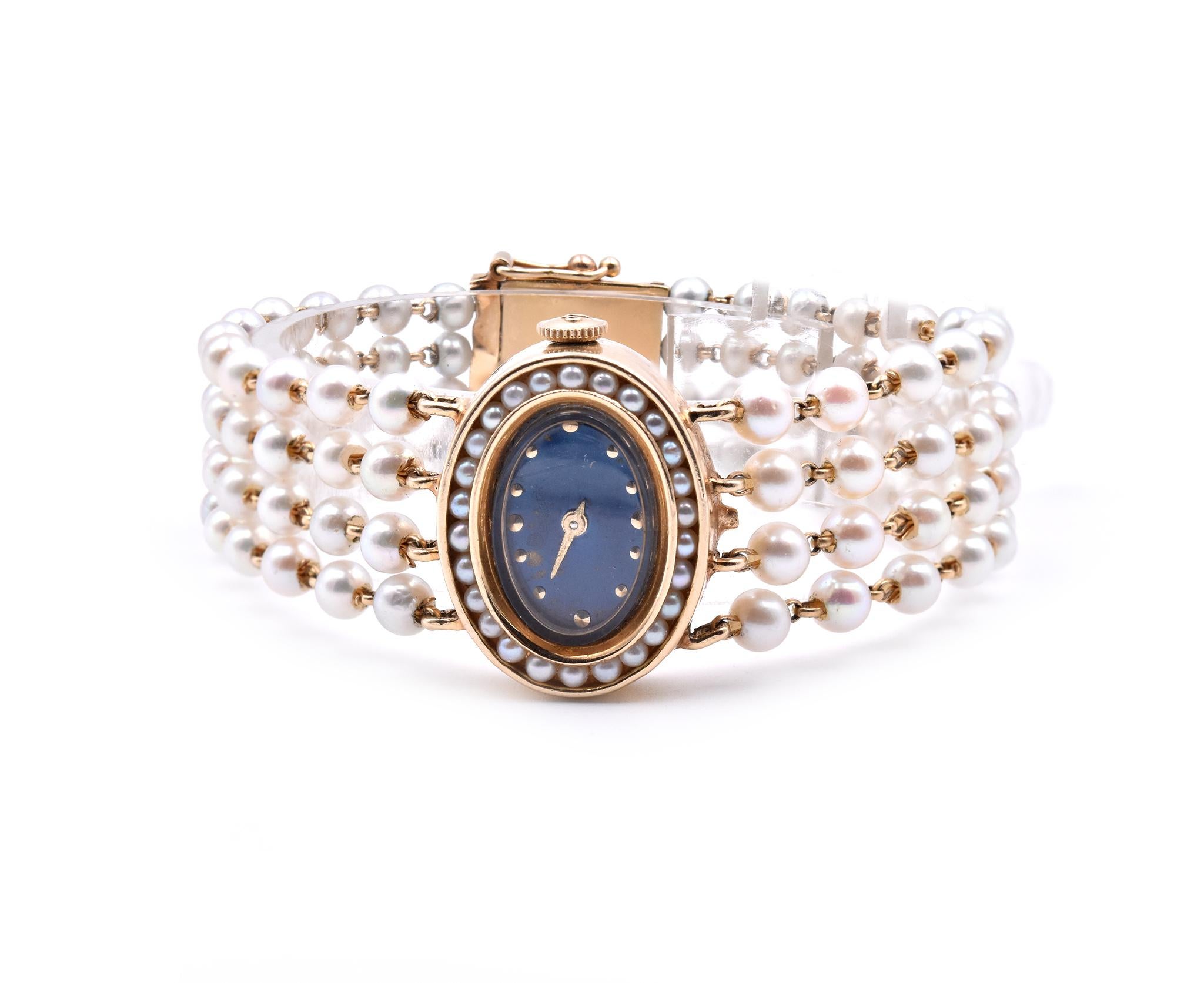 lucien piccard pearl watch