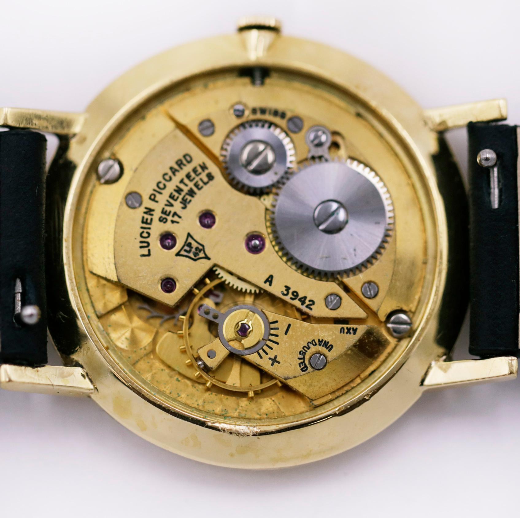 lucien piccard gold watch