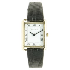 Lucien Piccard 14 Karat Gelbgold Damen-Tank Uhr