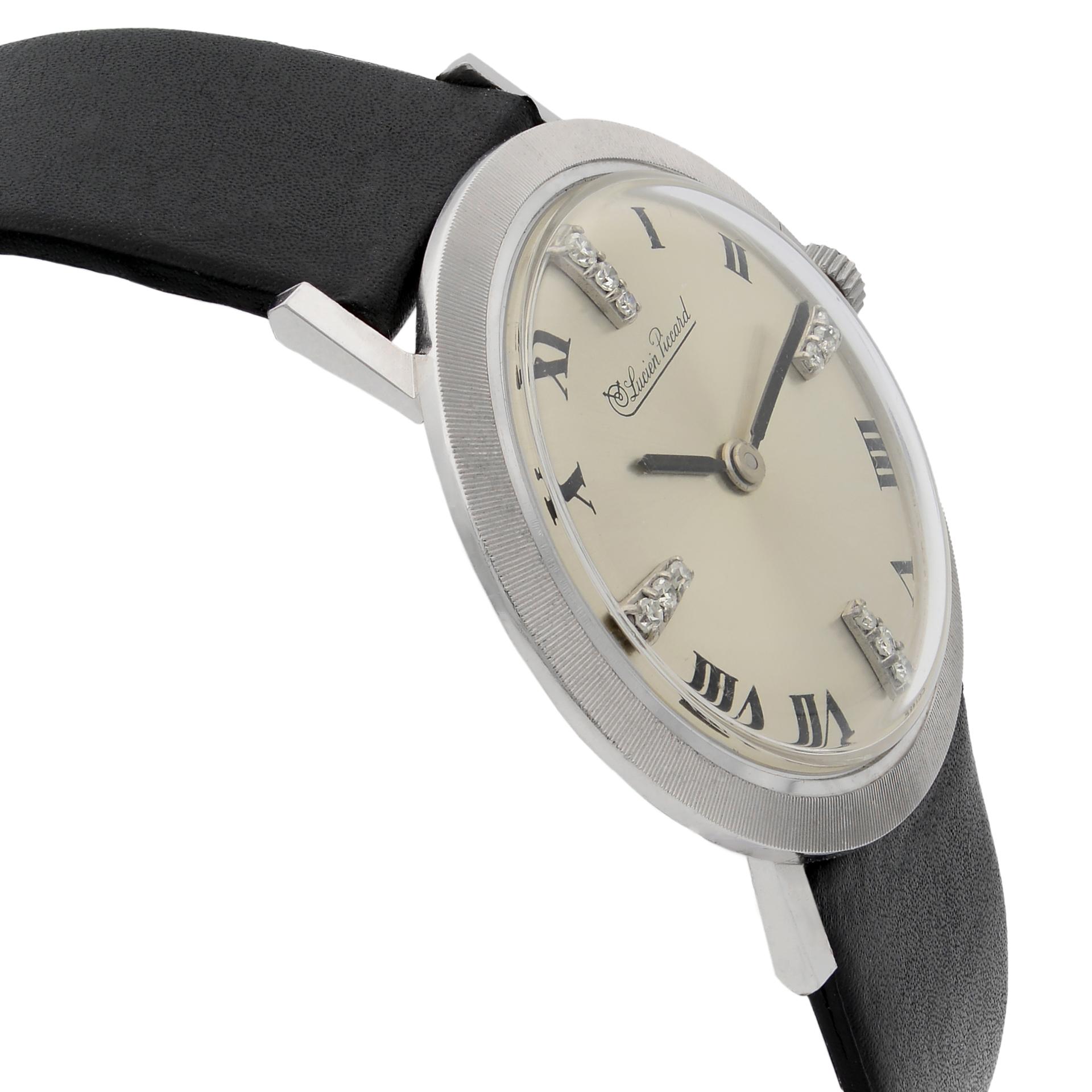lucien piccard 14k gold watch with diamonds