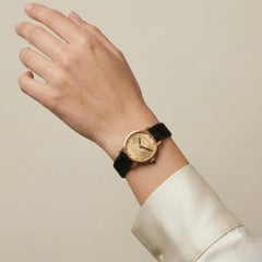 LUCIEN PICCARD 14k Yellow Gold Manual Wind Coin Watch