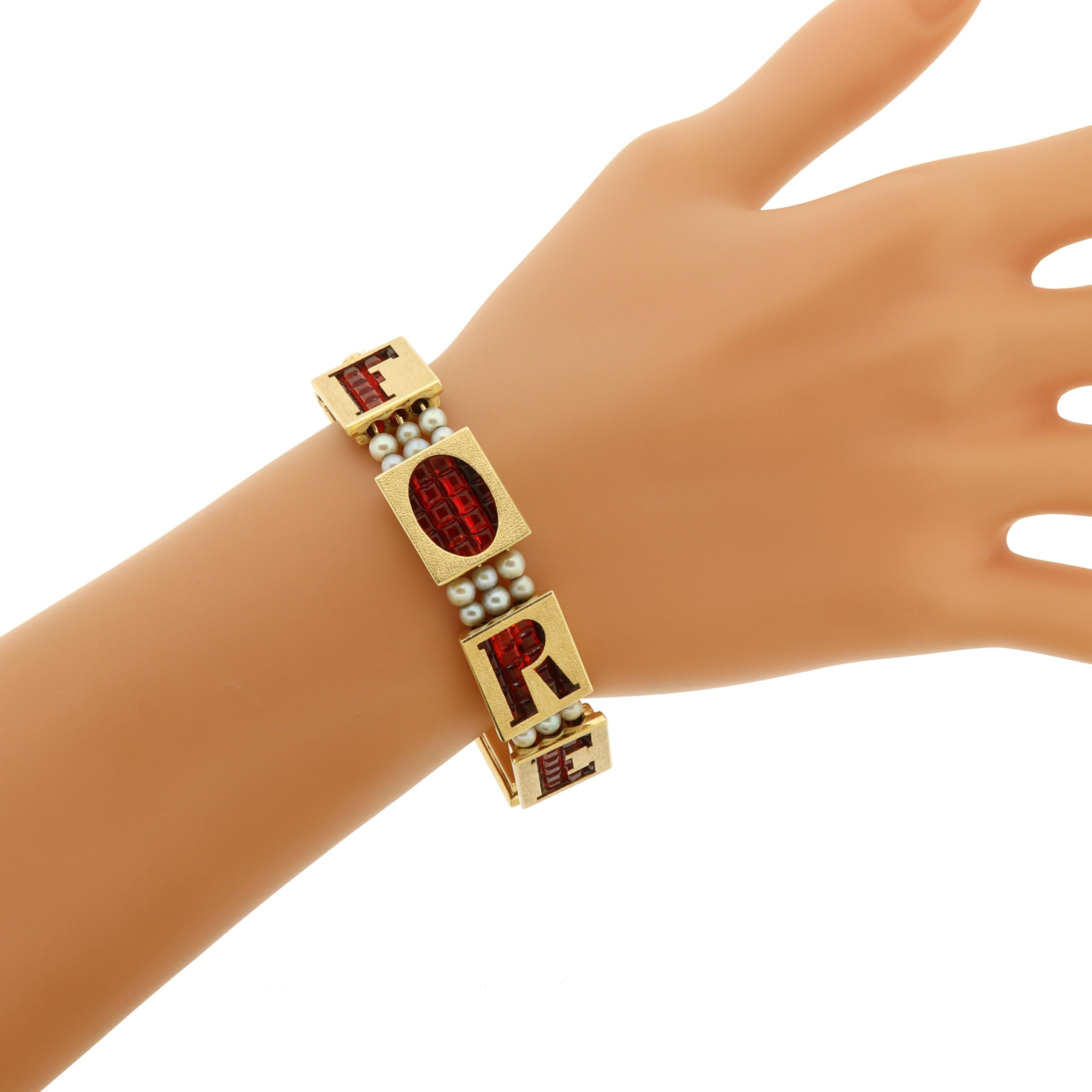 Gold forever bracelet clearance