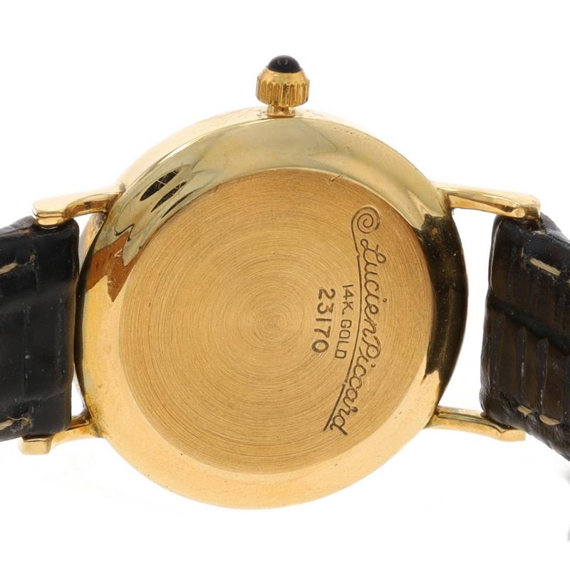 Lucien Piccard Diamond Wristwatch - Yellow Gold 14k Quartz 2