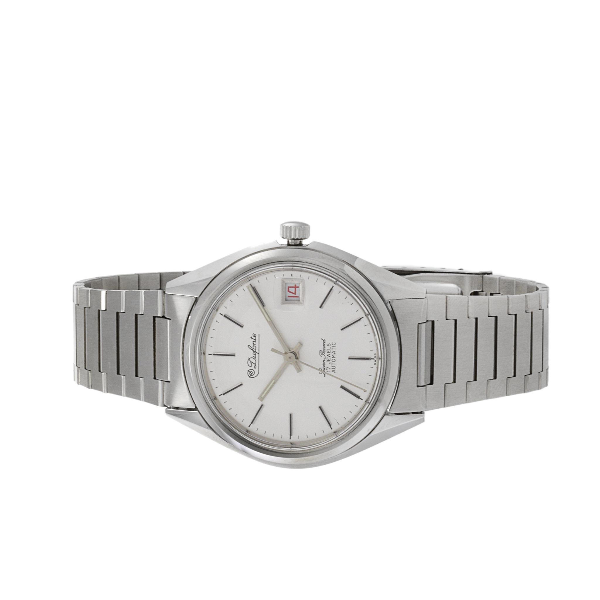 Women's or Men's Lucien Piccard Dufonte Calatrava Watch with Date For Sale