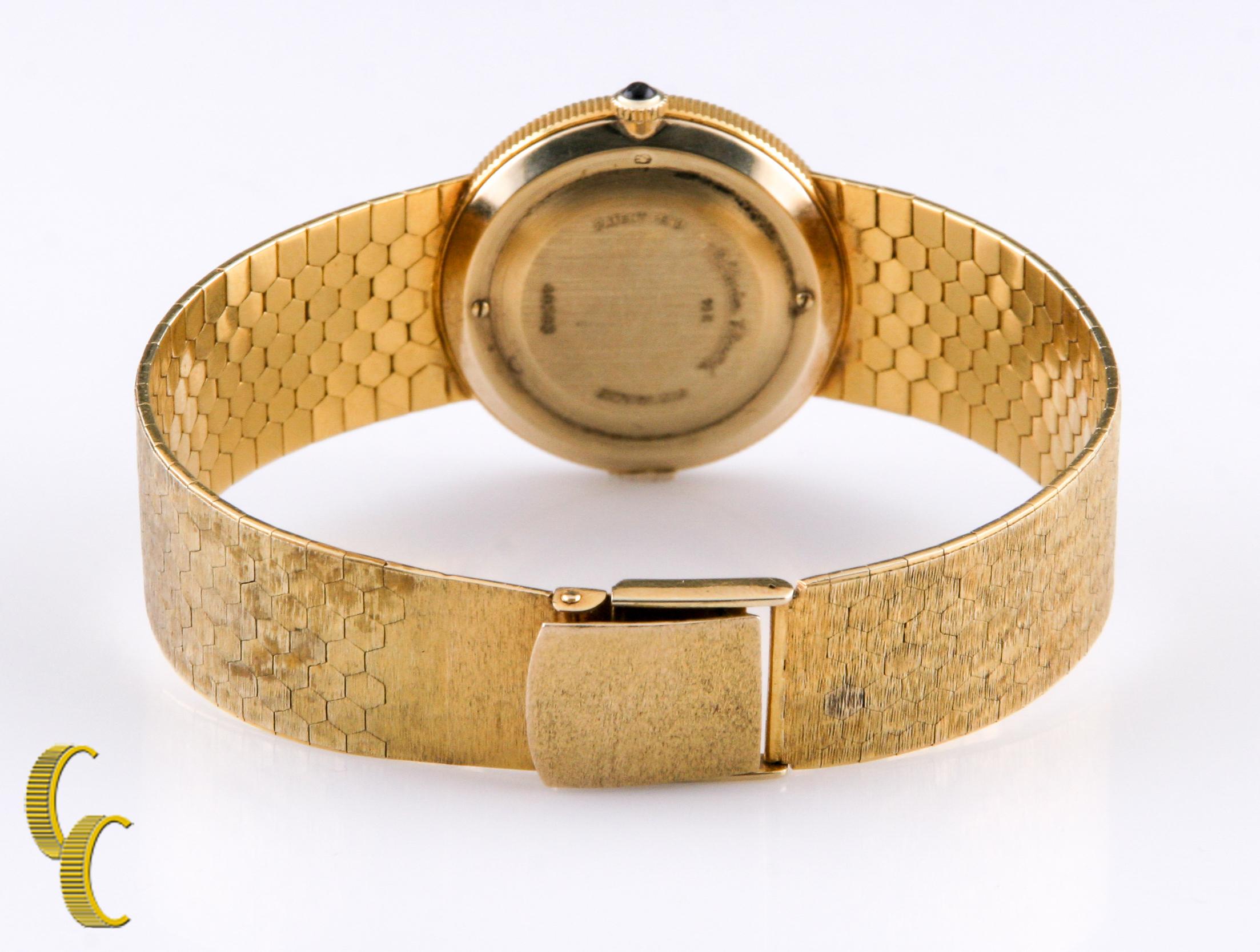 lucien piccard 14 karat gold watch