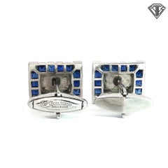 Lucien Piccard Gemelos Zafiro Paladio, Joyería de caballero de mediados de siglo