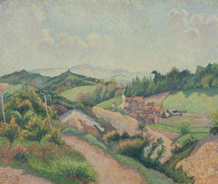 Fabric Landscape Paintings