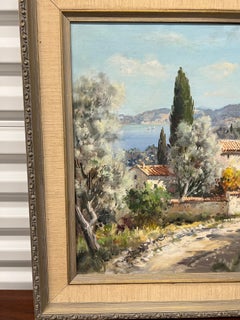 Lucien Potronat (1889-1974), French Countryside Oil On Canvas Landscape