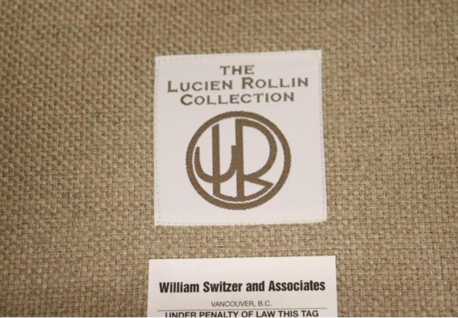Art déco Fauteuil Wingback de la collection Lucien Rollin pour William Switzer en vente
