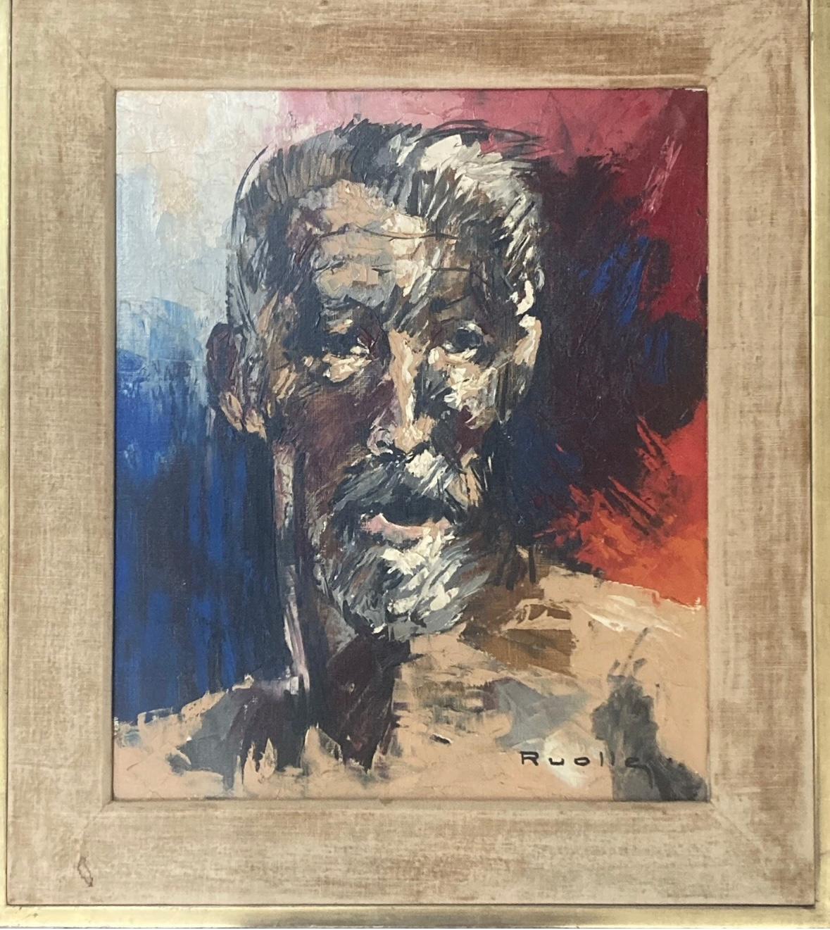 “Vulcain” - Painting by Lucien Ruolle