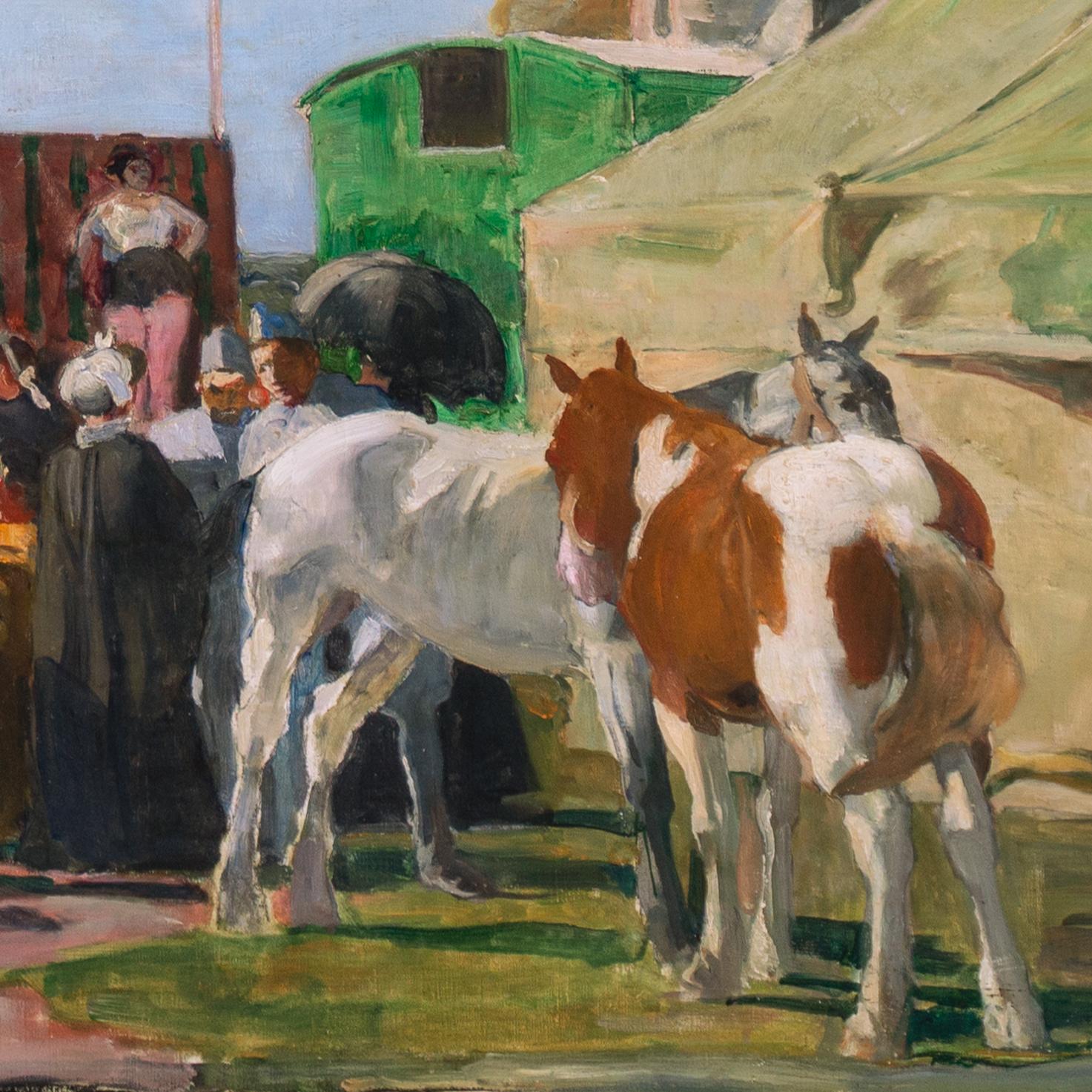 Fête Foraine, Cirque, Bretagne, Breton, Société Nationale des Beaux-Arts en vente 3