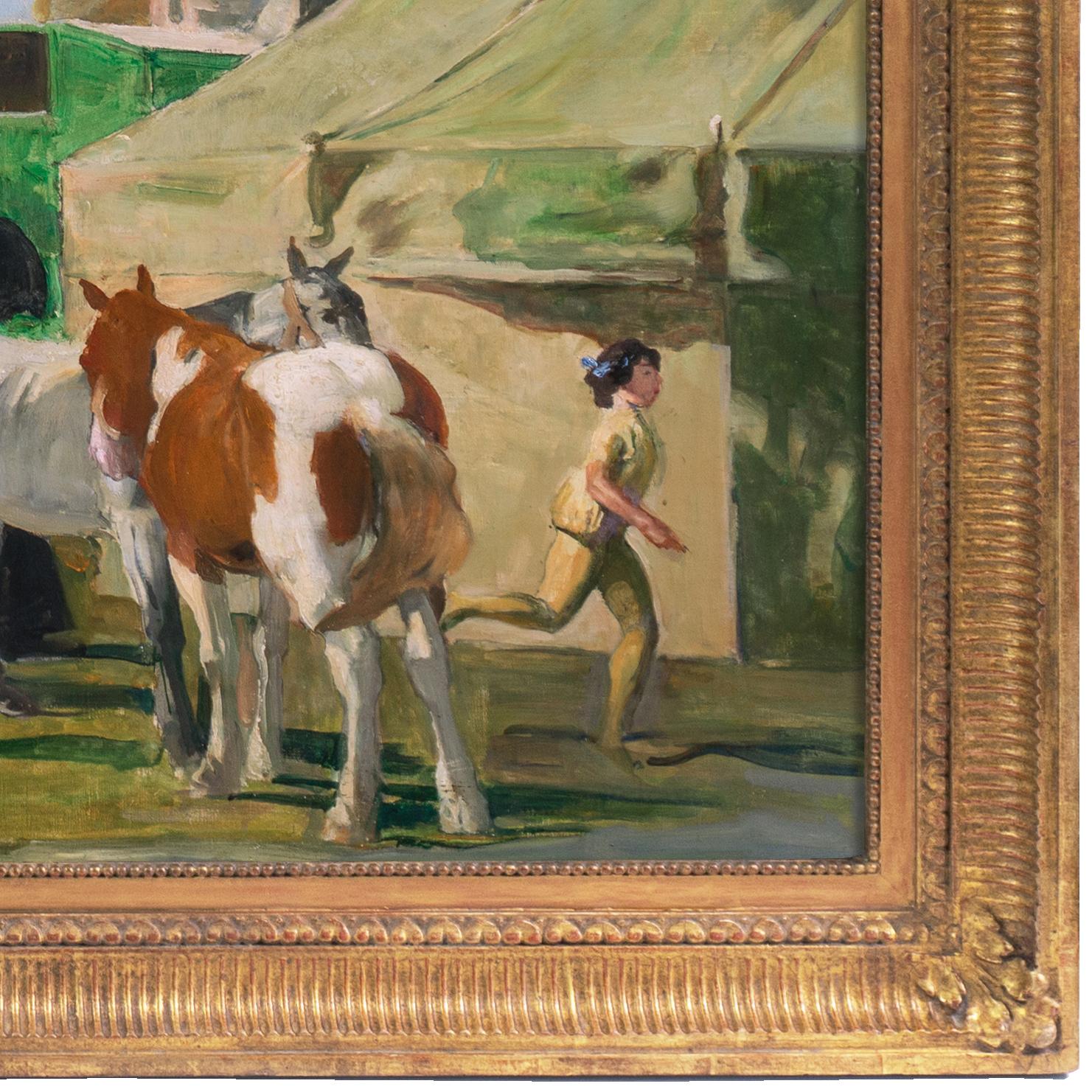 Fête Foraine, Cirque, Bretagne, Breton, Société Nationale des Beaux-Arts en vente 8