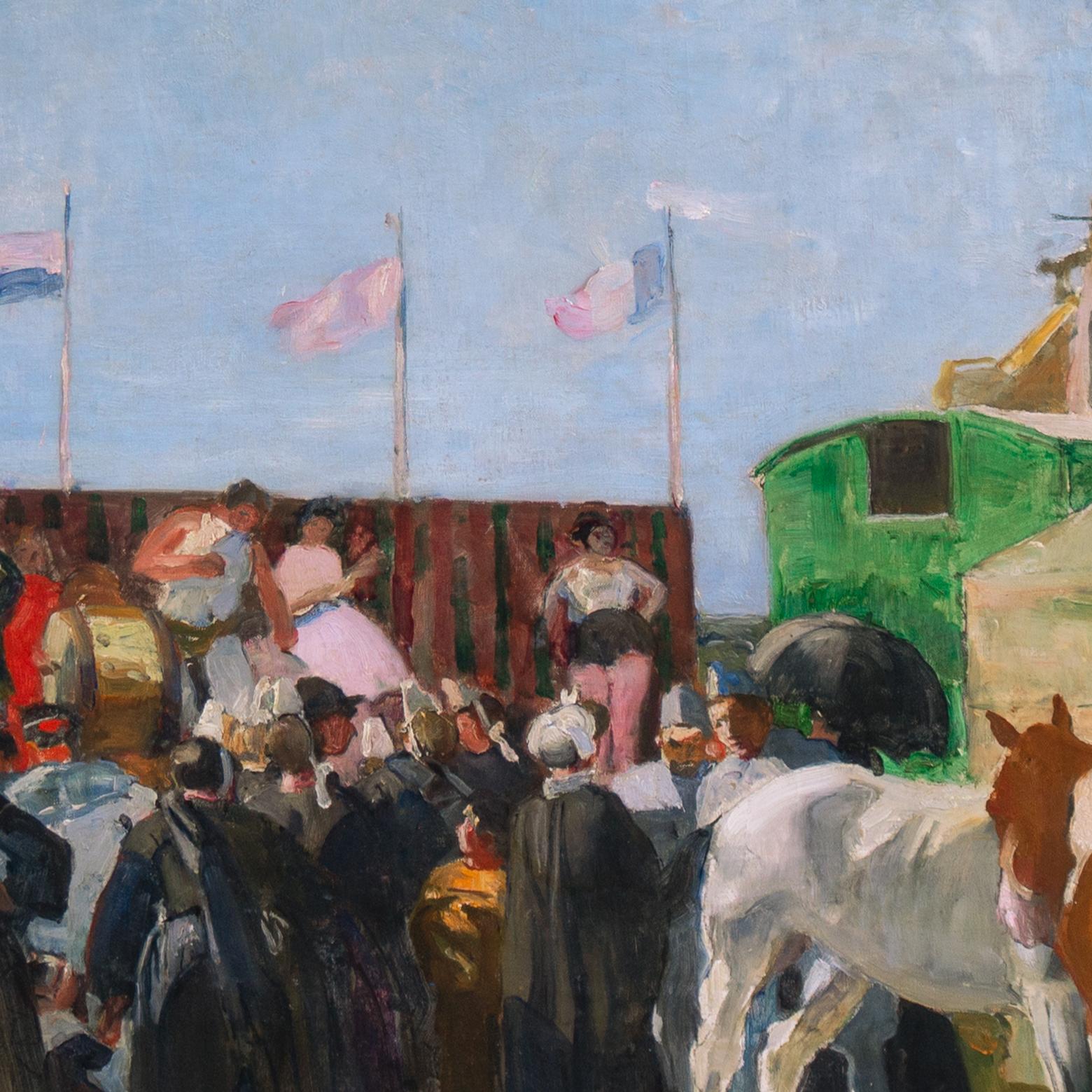 Fête Foraine, Cirque, Bretagne, Breton, Société Nationale des Beaux-Arts en vente 7