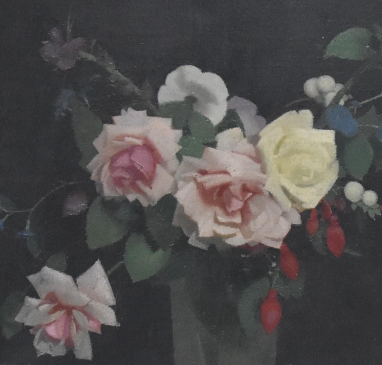  Lucien Victor Guirand de Scevola  (1871-1950) Ein Blumenstrauß, Öl auf Leinwand im Angebot 5