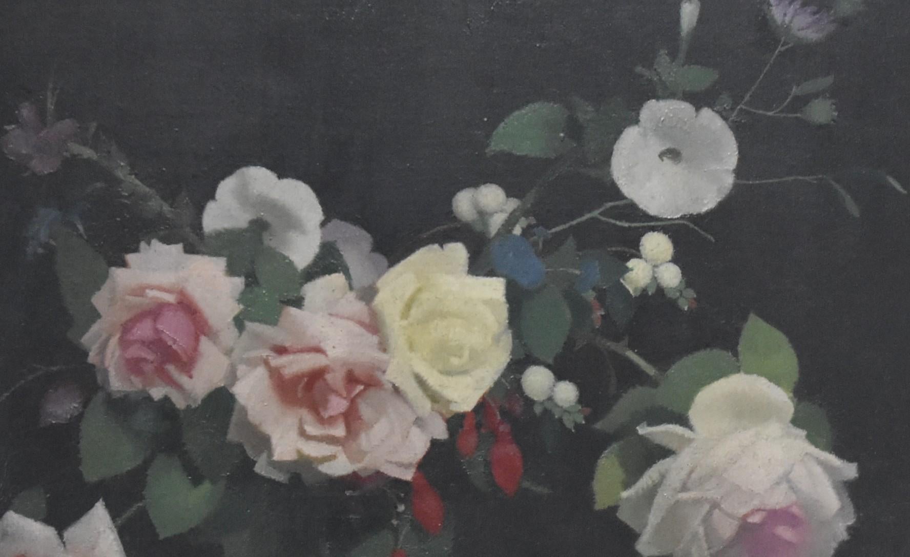  Lucien Victor Guirand de Scevola  (1871-1950) Ein Blumenstrauß, Öl auf Leinwand im Angebot 6