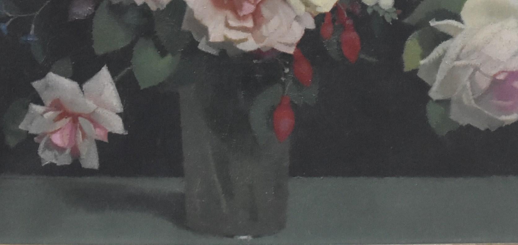  Lucien Victor Guirand de Scevola  (1871-1950) Ein Blumenstrauß, Öl auf Leinwand im Angebot 7