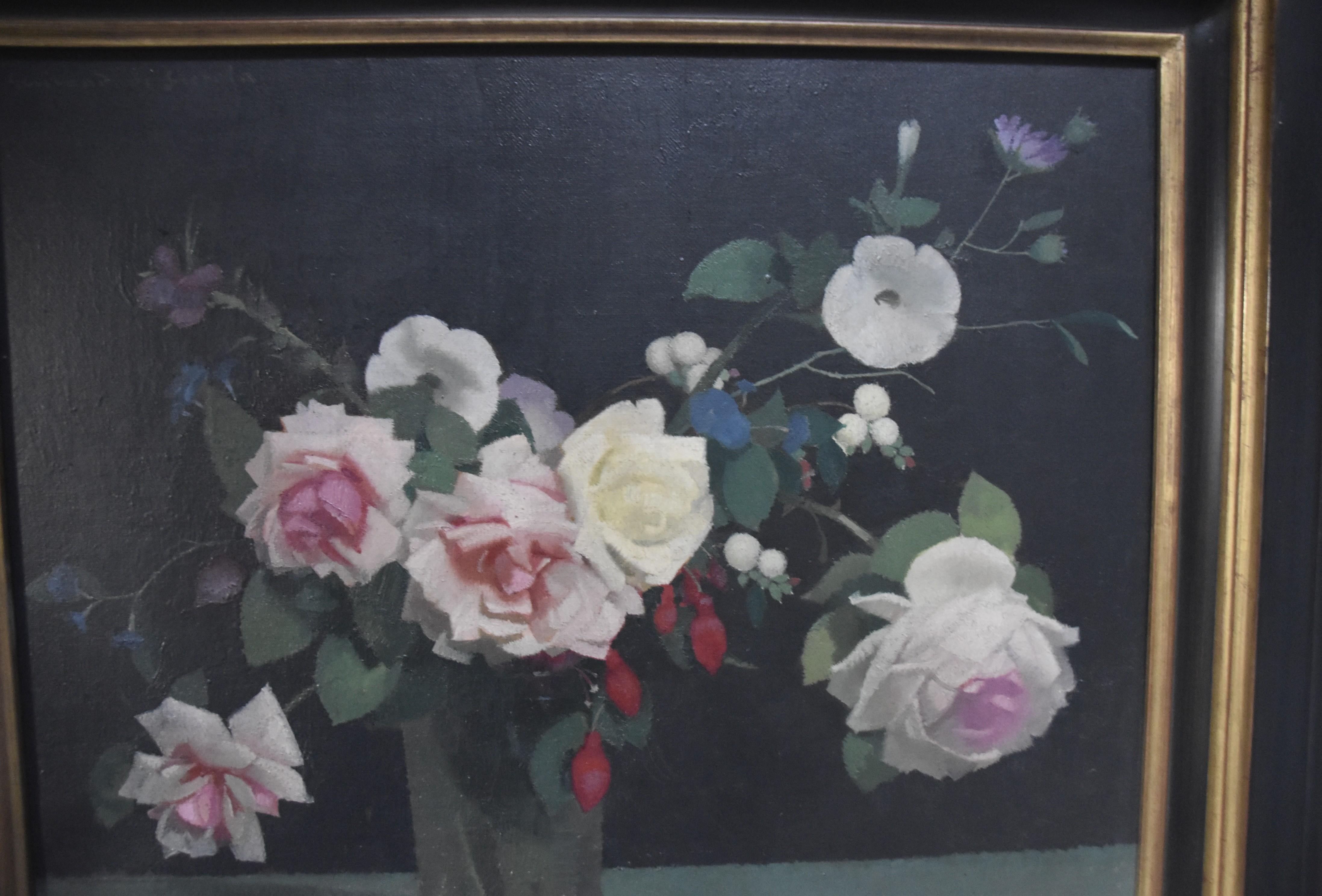  Lucien Victor Guirand de Scevola  (1871-1950) Ein Blumenstrauß, Öl auf Leinwand im Angebot 8