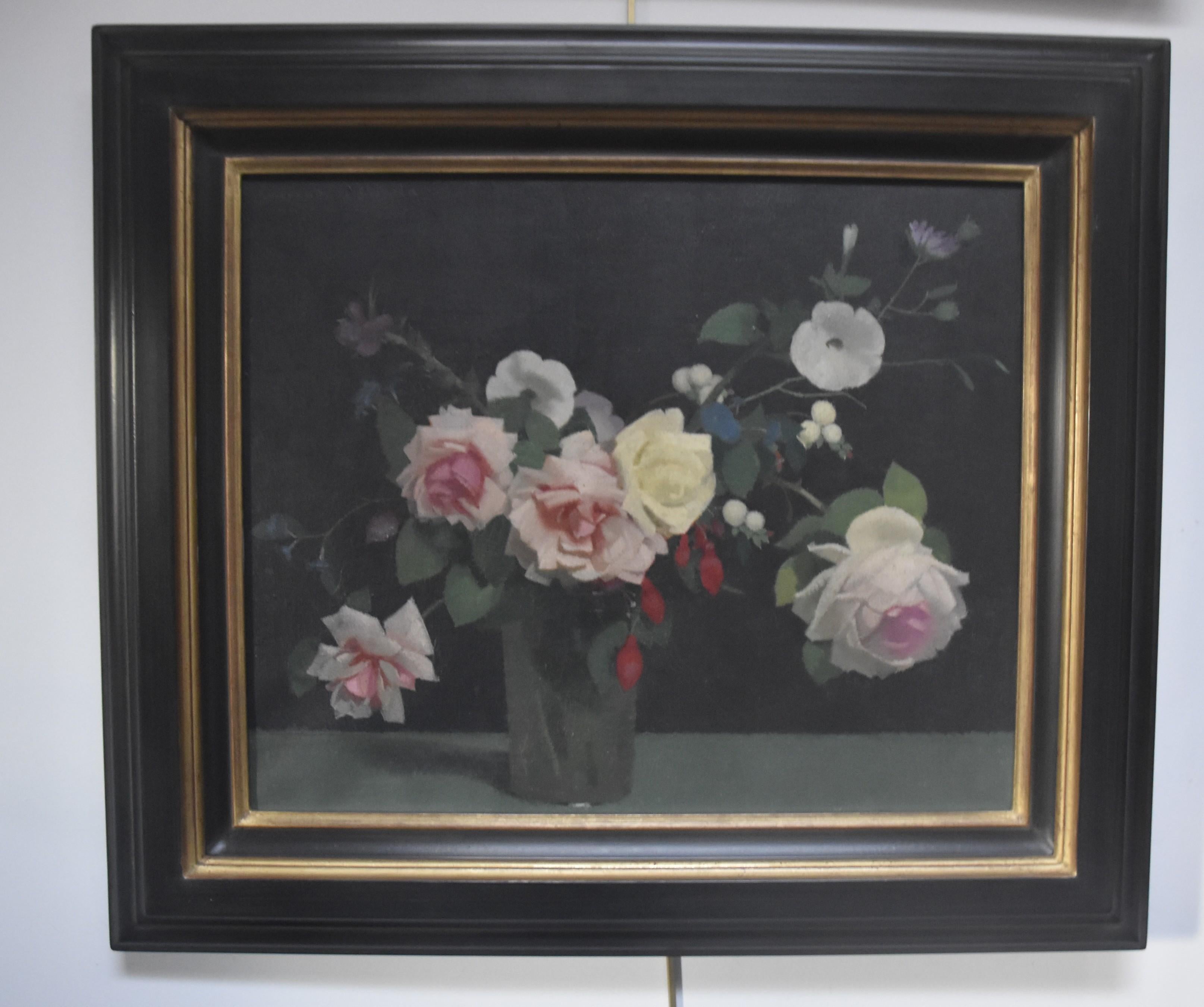  Lucien Victor Guirand de Scevola  (1871-1950) A bunch of flowers, oil on canvas For Sale 8