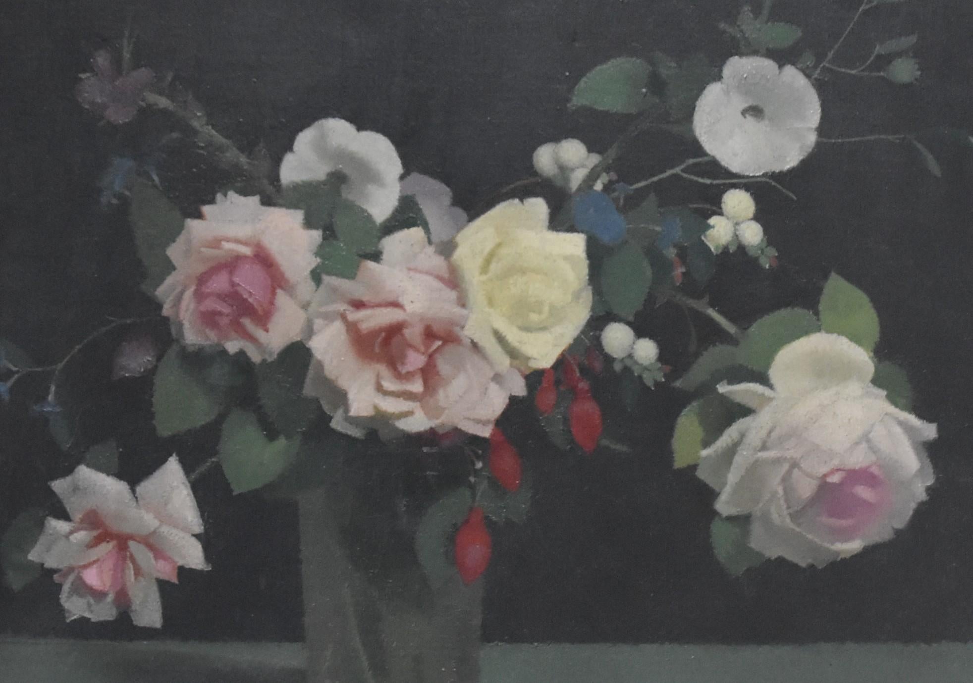  Lucien Victor Guirand de Scevola  (1871-1950) Ein Blumenstrauß, Öl auf Leinwand im Angebot 4
