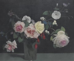 Lucien Victor Guirand de Scevola  (1871-1950) Ein Blumenstrauß, Öl auf Leinwand