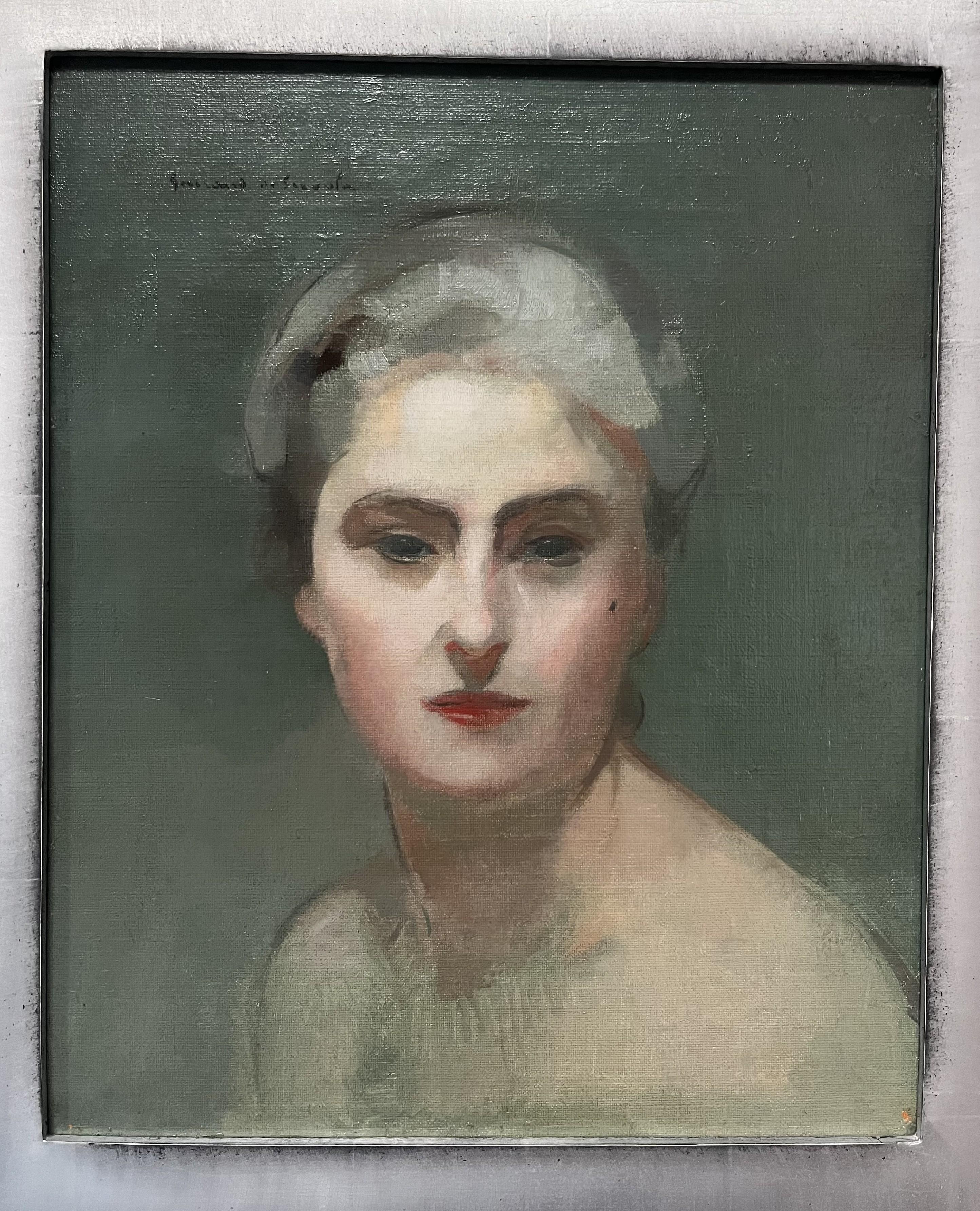 Lucien-Victor Guirand de Scévola (1871-1950) Porträt seiner Frau, Öl signiert im Angebot 9