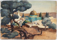 Vista de la Mezquita al-Aqsa, Jerusalén