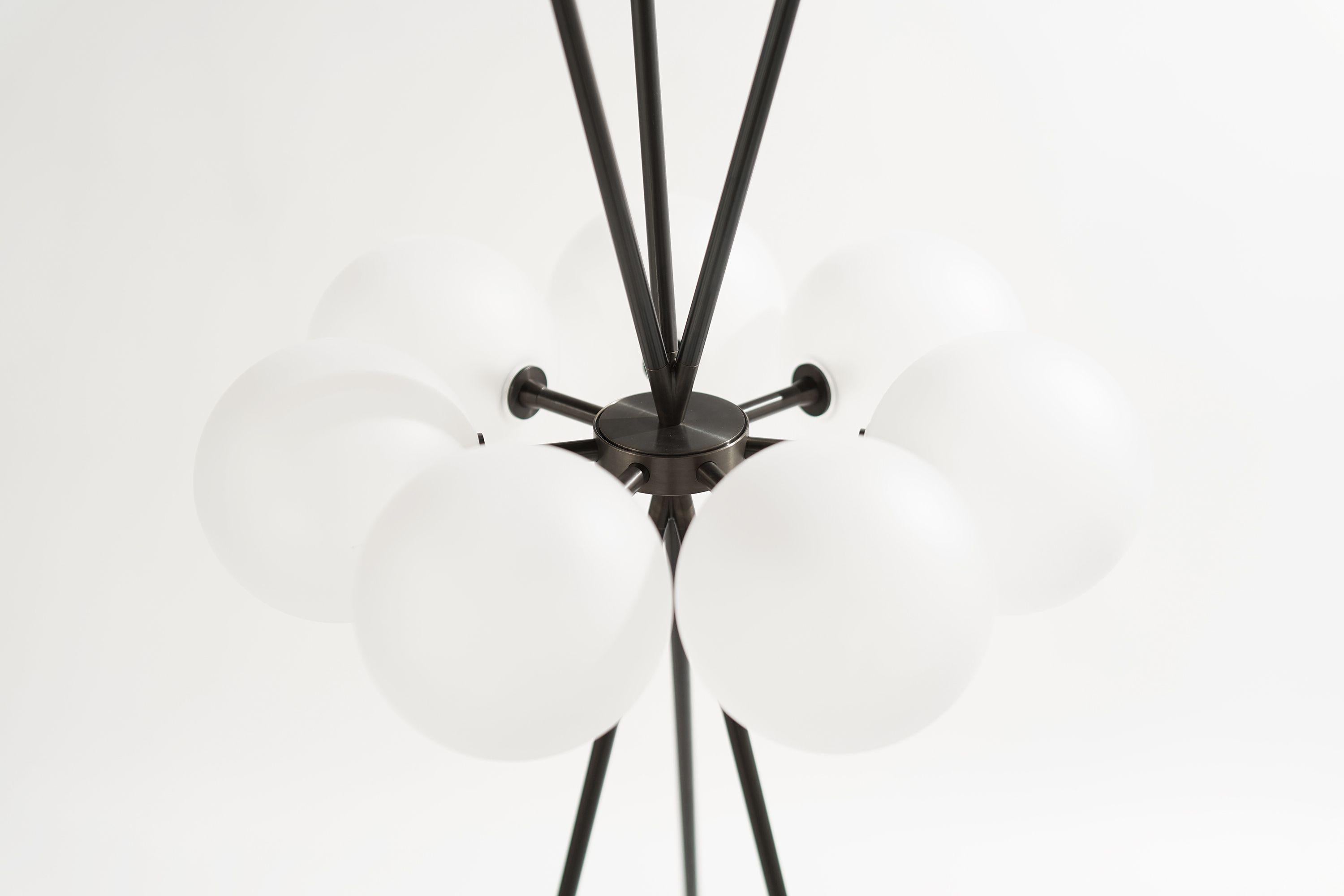 Blown Glass Lucienne Floor Lamp For Sale