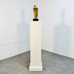 Statua di Lucienne Heuvelmans in bronzo patinato Art Deco Madonna & Child