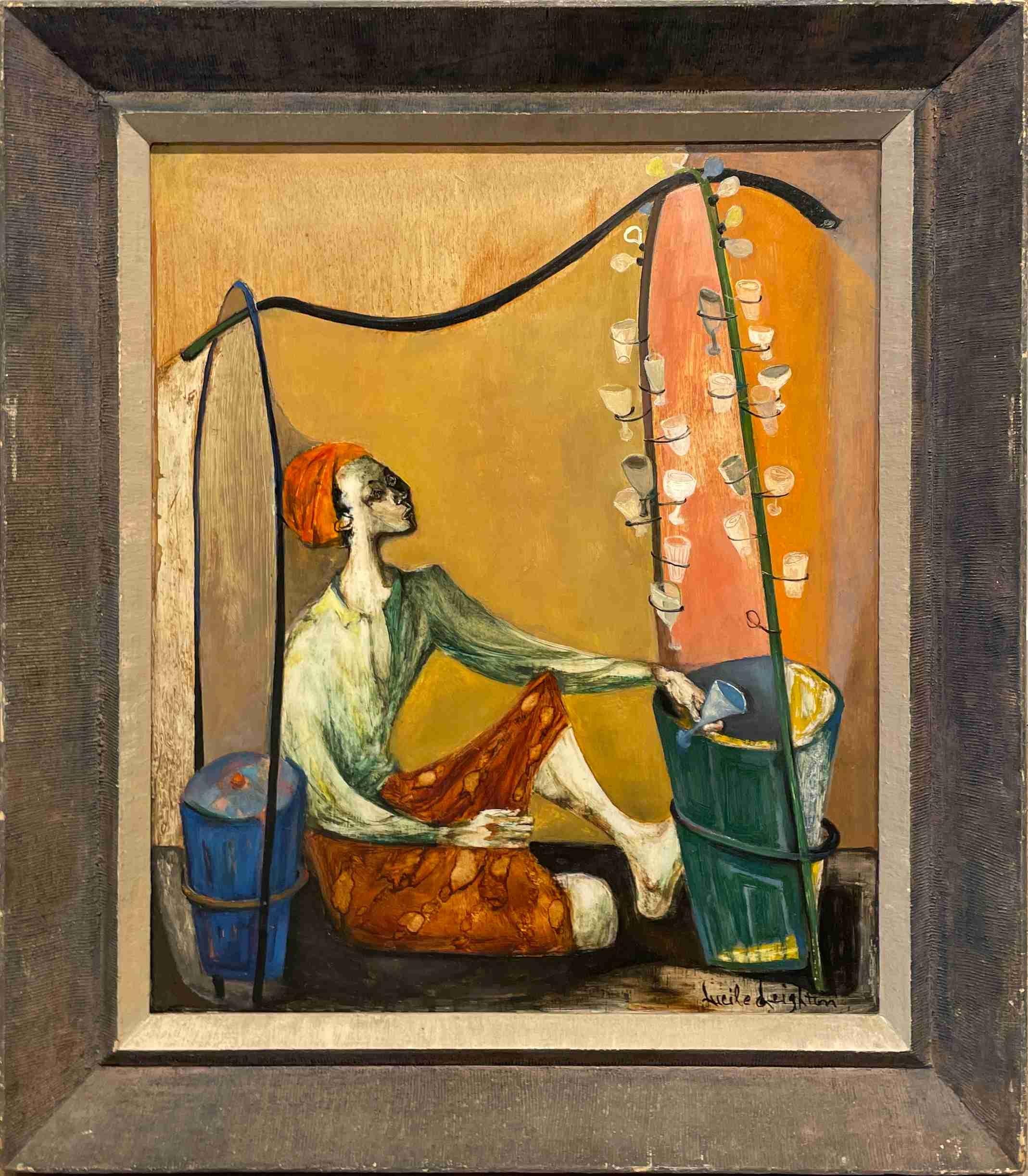 Une peinture intitulée 