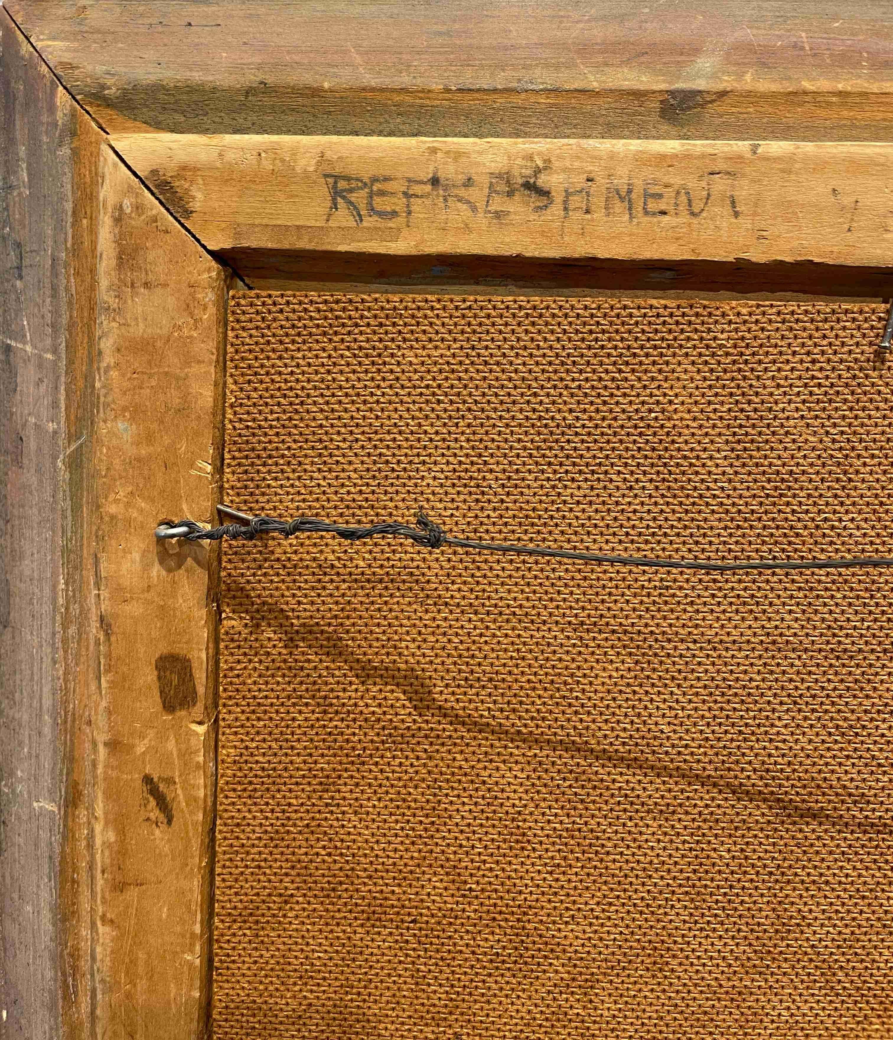 Une peinture intitulée 