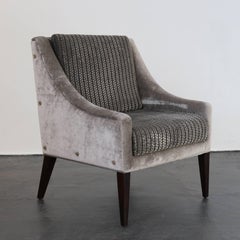 Contemporary Lounge Chair  in Fabric from Kravet by Costantini, Lucina