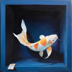 Kohako - pintura al óleo realista original - arte de la vida salvaje